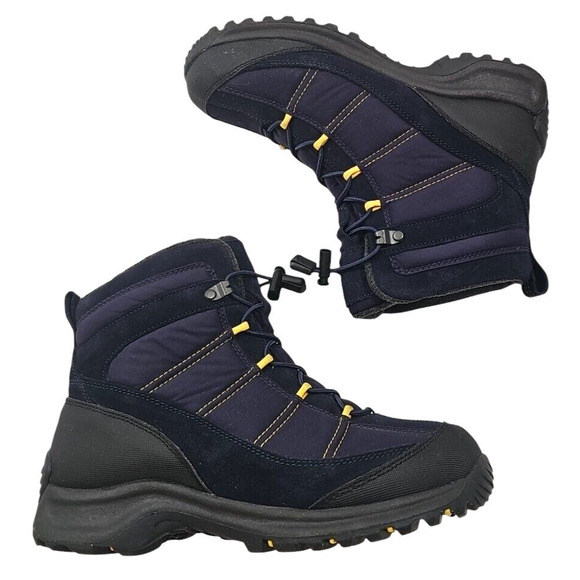 Lands End Boots ~Woman Size 8B~ Purple Hiking Ankle Booties Lace Up Round Toe. - Picture 1 of 13